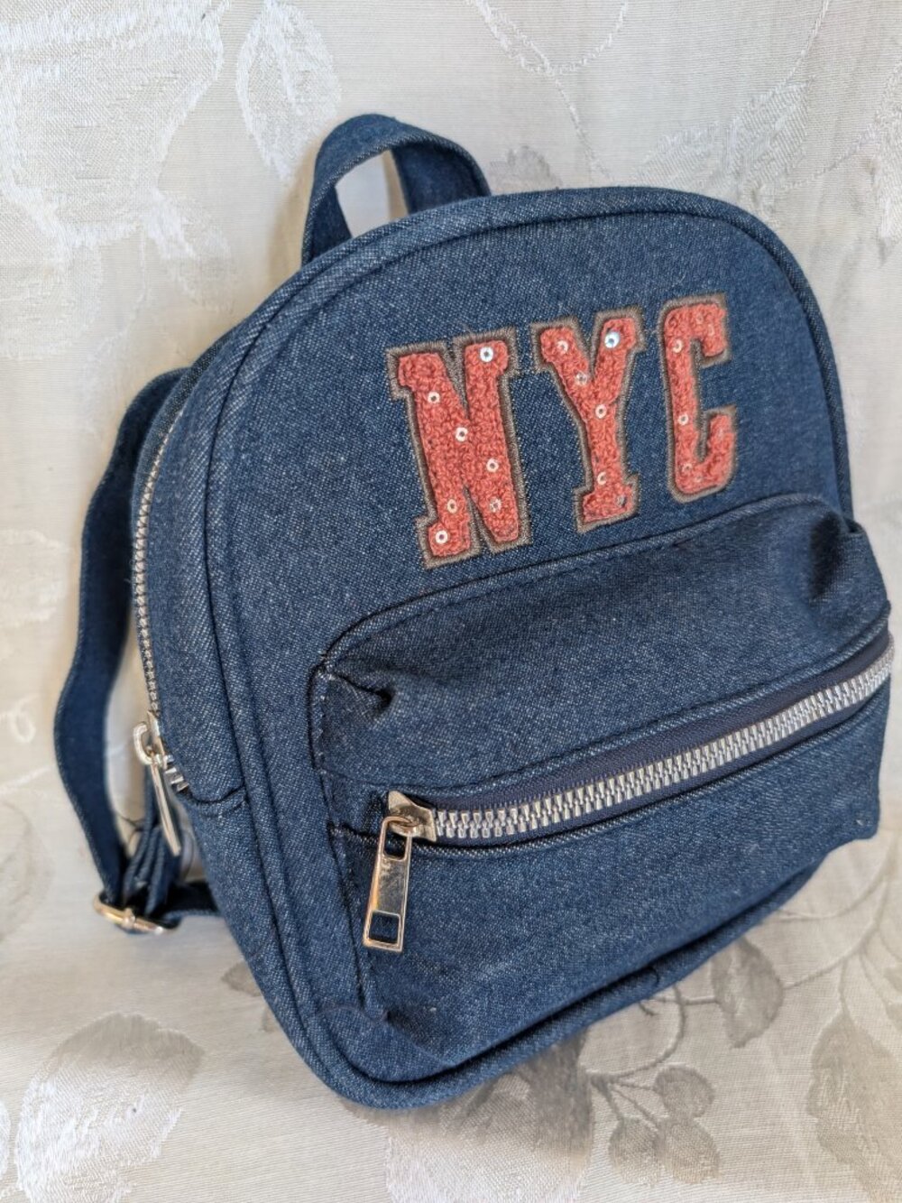 NYC Denim Mini Backpack - Picture 10 of 10